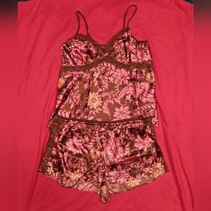 Apt.9 Intimate Floral Lace Trim Sleepwear Set Size Xl